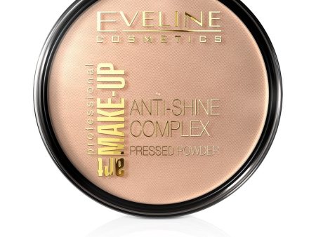 Art Make-Up Anti-Shine Complex Pressed Powder matujący puder mineralny z jedwabiem 34 Medium Beige 14g Sale