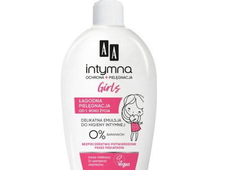 Intymna Ochrona&Pielęgnacja kremowa emulsja do higieny intymnej Baby Girls 0% 300ml Discount