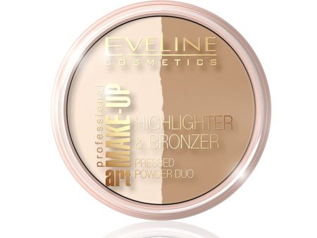 Art Make-Up Highlighter&Bronzer Pressed Powder puder rozświetlająco-brązujący 56 Glam Light 12g Cheap