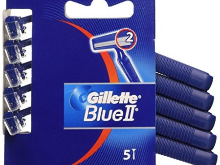 Blue II jednorazowe maszynki do golenia dla mężczyzn 5szt Supply