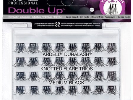 Double Up zestaw 32 kępek rzęs Medium Black Cheap