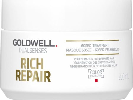 Dualsenses Rich Repair 60sec Treatment kuracja do włosów zniszczonych 200ml Cheap