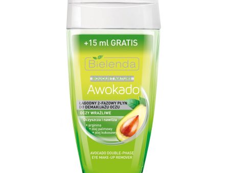 Bouquet Nature Awokado łagodny 2-fazowy płyn do demakijażu oczu 140ml Hot on Sale