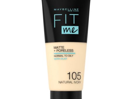 Fit Me Matte & Poreless Foundation matujący podkład do twarzy 105 Natural Ivory 30ml Discount