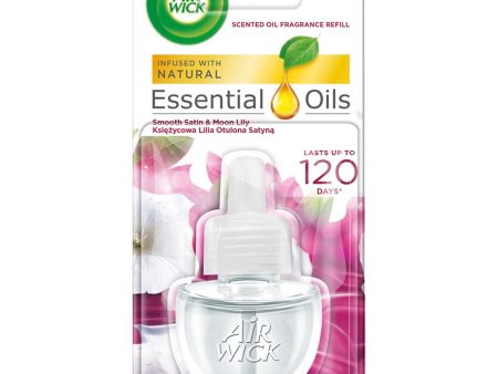 Essential Oils wkład do elektrycznego odświeżacza Księżycowa Lilia Otulona Satyną 19ml For Sale