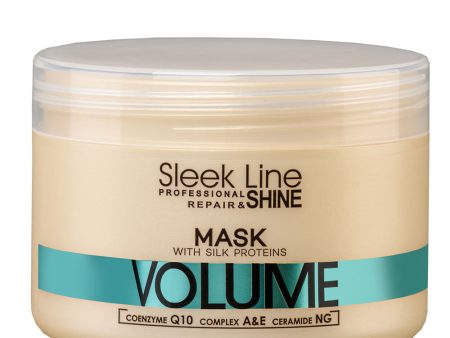 Sleek Line Repair Volume Mask maska do włosów z jedwabiem zwiększająca objętość 250ml Fashion