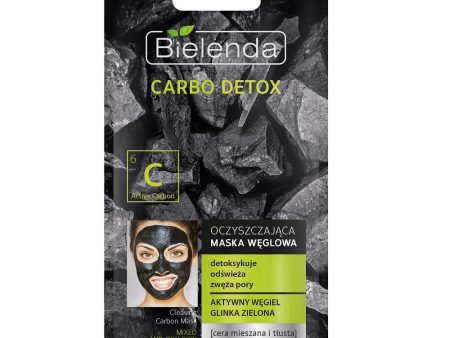 Carbo Detox oczyszczająca maska węglowa dla cery mieszanej i tłustej 8g Online Sale