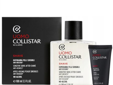 Zestaw Sensitive Skins After-Shave emulsja po goleniu do skóry wrażliwej 100ml + Toning Shower Gel tonizujący żel pod prysznic 30ml For Cheap