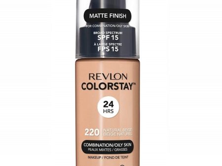 ColorStay™ Makeup for Combination Oily Skin SPF15 podkład do cery mieszanej i tłustej 220 Natural Beige 30ml Sale