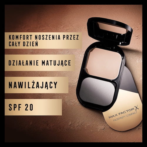 Facefinity Compact Foundation matujący podkład w kompakcie 03 Natural 10g Supply