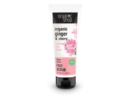 Organic Ginger & Cherry Cleansing Face Scrub oczyszczający scrub do twarzy 75ml Supply