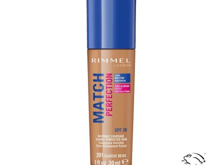 Match Perfection Foundation podkład dopasowujący się do cery 201 Classic Beige SPF20 30ml For Sale