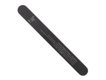 2-Way Giant Nail File Coarse duży pilnik do paznokci dwustronny 100 180 czarny 1szt Sale