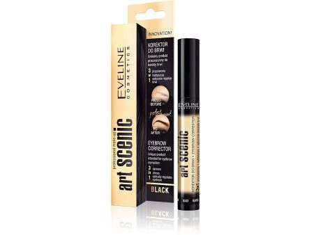 Art Scenic Eyebrow Corrector 3w1 korektor do brwi Black 10ml Supply