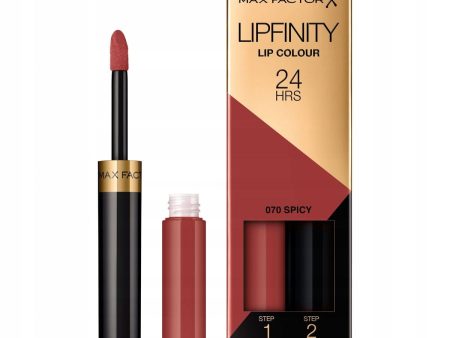 Lipfinity Lip Colour dwufazowa pomadka w płynie o długotrwałym efekcie 070 Spicy Cheap