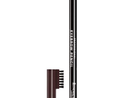 Professional Eyebrow Pencil kredka do brwi z grzebykiem 001 Dark Brown 1.4g Fashion