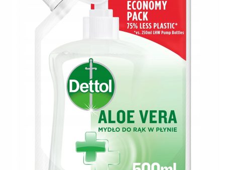 Antybakteryjne mydło do rąk uzupełnienie delikatny aloes 500ml Online Hot Sale