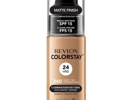 ColorStay™ Makeup for Combination Oily Skin SPF15 podkład do cery mieszanej i tłustej 340 Early Tan 30ml For Cheap