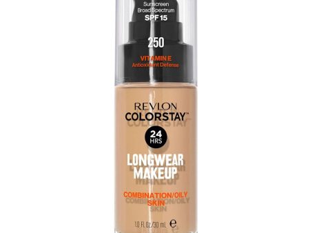 ColorStay™ Makeup for Combination Oily Skin SPF15 podkład do cery mieszanej i tłustej 250 Fresh Beige 30ml Fashion